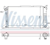 Nissens Engine Radiator 62081A for Ford Transit Tourneo (1995) 2.5 TD