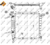 NRF 50379 Engine radiator