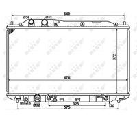 NRF 58379 Engine radiator