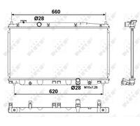 NRF 53194 Engine radiator