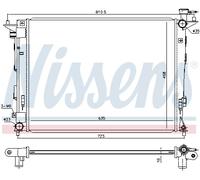 NISSENS 675018 Engine radiator