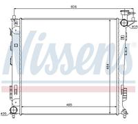 NISSENS 67517 Engine radiator