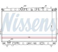 NISSENS 67032 Engine radiator