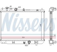 Nissens Radiator 62431A – Engine Cooling for Mazda Premacy, 323 F VI, Etude VI, 323 S VI