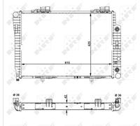 NRF 51281 Engine radiator