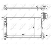 NRF 54718 Engine radiator