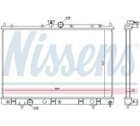 New Radiator, engine cooling for MITSUBISHI:AIRTREK I,OUTLANDER I MN156535