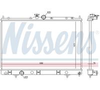NISSENS 628964 Engine radiator