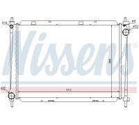 New Radiator, engine cooling for NISSAN:NOTE,NOTE VAN,MARCH III,MICRA III