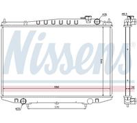 New Radiator, engine cooling for NISSAN:PIKA,DATSUN,NAVARA,PICK UP,TERRANO