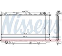 NISSENS 62923A Engine radiator