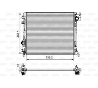 VALEO 735625 Engine radiator