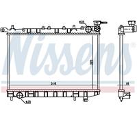 NISSENS 62974 Engine radiator