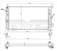 TYC 725-0048-R Engine radiator