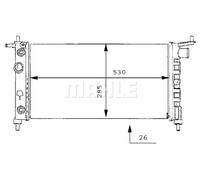 MAHLE CR 269 000S Engine radiator