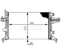 MAHLE CR 388 000S Engine radiator