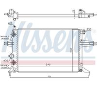 New Radiator, engine cooling for OPEL VAUXHALL:ZAFIRA A,ZAFIRA A MPV 1300187