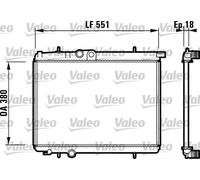 Valeo Engine Radiator 732886 – for Peugeot 206+, 206 CC/SW/Van/Saloon 1.4L