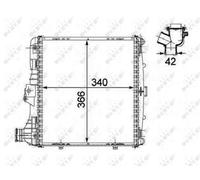 NRF Radiator 58485