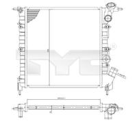 New Radiator, engine cooling for RENAULT:CLIO I,LUTECIA I,CLIO I Hatchback Van