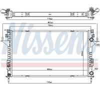 New Radiator, engine cooling for RENAULT:CLIO II,ESPACE IV,LAGUNA II,VEL SATIS