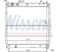 Nissens Engine Radiator 64164 - Fits Suzuki Samurai, Jimny, Sierra