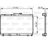 VALEO 731441 Engine radiator