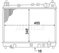 MAHLE CR 1524 000S Engine radiator