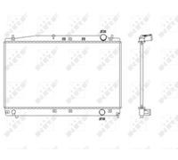 New Radiator, engine cooling for TOYOTA:IPSUM,PICNIC,AVENSIS VERSO 1640027050