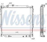 Nissens Engine Coolant Radiator 64637A for eg. TOYOTA LAND CRUISER (1996) LAND