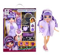 New Rainbow High Creative Crystals Violet toy doll, for boys and girls
