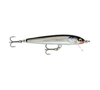 Rapala Original Floater Elite, Balsa Minnow Lure, Topwater and Shallow Hard Bait, Trout Bass and Walleye, 3-1/4", Gilded Silver