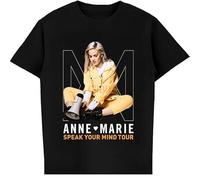 New Rare Anne Marie Speak Your Mind Tour 2019 T-Shirt S-4XL Black