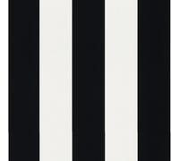 New Rasch - Bold Stripe - Black & White - Modern Luxury Wallpaper 286694