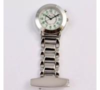 Ravel Nurse's Uniform Fob Watch with Light Bright Electro-luminescent Backlight