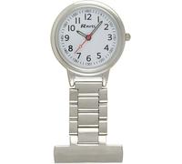 Ravel Nurse's Uniform Fob Watch with Light Bright Electro-luminescent Backlight