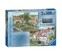 NEW Ravensburger Cosy Cottages, North Yorkshire Jigsaw Puzzle 2x500 Piece