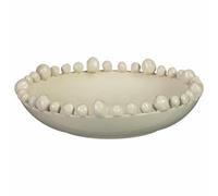New Raw Beauty Bobble Edge Ceramic Bowl, Give Your Space Some Timeless Elegance, Adds Texture and Artisanal Charm, Perfect for Placing On A Coffee Table, Sideboard, Or Mantelpiece.B01