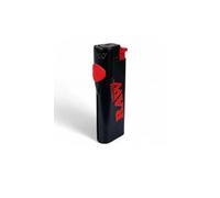 New RAW Phoenix Rare Refillable Lighter - Black- Red Standard Flame Lighter with Built-In Wind-Resistant Shield and Packing Tool Poker Stick Durable & Reusable Design (RAW Black Phoenix PACK OF 1)