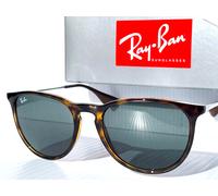 NEW Ray Ban ERIKA Tortoise Frame Dark Green Grey Lens Sunglass RB4171 710/71