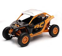 New Ray Toys 1:18 Scale Can Am Maverick X3 XRC Turbo (Orange Crush),Orange/Black