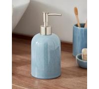 New Reactive Glaze Soap Dispenser, Easy to Refill and Maintain, Bring A Polished Finish to Your Bathroom, Keep your Sink Area Neat and Tidy. A Great Choice for Everyday Use - Blue.