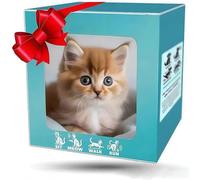New Realistic Robot Cat, Robot Cat, That Acts Like A Real Pet for Adults - Walking, Meowing, Tail Wagging
