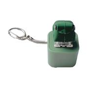 New Rechargeable Yellow Croaking Frog Keychain Luminous Voice Keyring Desktop Doll Funny Ornaments Gift Decor Birthday Toy