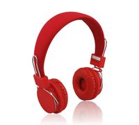 NEW Red Bluetooth Headphones Wireless Designer Headset With Microphone Bass