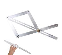 New Rele Premium Corner Angle Finder, Corner Angle Finder Tool, Stainless Steel Precision 10°-170° Measurement Miter Saw Protractor Bevel Gauge Tool, Woodworking Tile Cutting