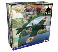 Corgi AA33110 Mitsubishi A6M2-21 Zero, Jeffman Island, 1944 - DieCast Model Aviation, for ages 14+