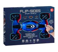 New Remote Control Flip-Sides Stunt Vehicle, Enjoy Exhilarating Stunt Driving Experiences at Home, Can Drive, Drift, and Mutate, All Powered Via the Wrist Remote Control unit. - Blue