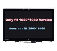 New Replacement 14" FHD (1920x1080) LCD Screen IPS LED Display + Touch Digitizer + Touch Control Board + Bezel Frame Assembly Fit Lenovo Thinkpad FRU: 01AY905