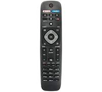 New Replacement Remote Control for Philips Smart LCD LED TVs RC4154403-01R Universal Philips LCD LED HDTV Remote Control with Voice Control, Netflix & Rakuten TV Buttons (NH500UP)